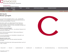 Tablet Screenshot of convocat.de